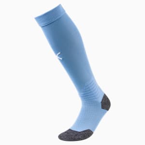 Liga Soccer Socks [1 Pair], Silver Lake Blue-Puma White, extralarge